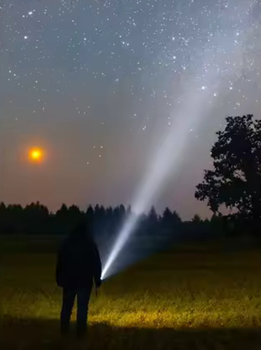 Linterna de camping LED, foco USB recargable de alta potencia